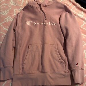 Pink champion hoodie